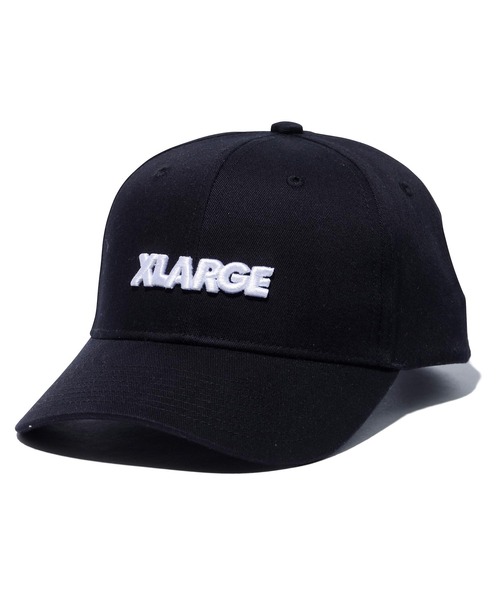 XLARGE（エクストララージ）の「STANDARD LOGO 6PANEL CAP（キャップ・メンズ・ブラック/オレンジ/ネイビー・ONE SIZE）」の6枚目の写真