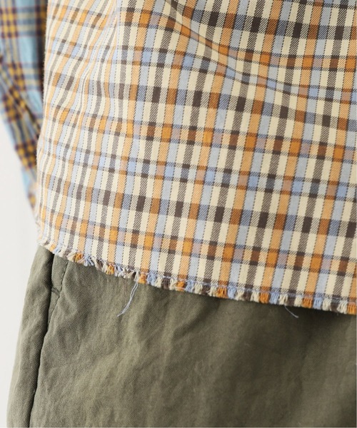 B.C STOCK（ベーセーストック）の「[WC] PANEL CHECK ビッグシャツ（シャツ/ブラウス・メンズ・ベージュ/グリーン/グリーン系その他・MEDIUM/LARGE）」の10枚目の写真