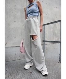 FIG&VIPER | ダメージロゴワイドPT(スウェットパンツ)