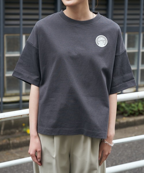 CIAOPANIC TYPY（チャオパニックティピー）の「【OSORO】アウトドアTEE（Tシャツ/カットソー・レディース・ホワイト/チャコールグレー/レッド/イエロー/グレー系その他/バイオレット・ONE SIZE）」の10枚目の写真