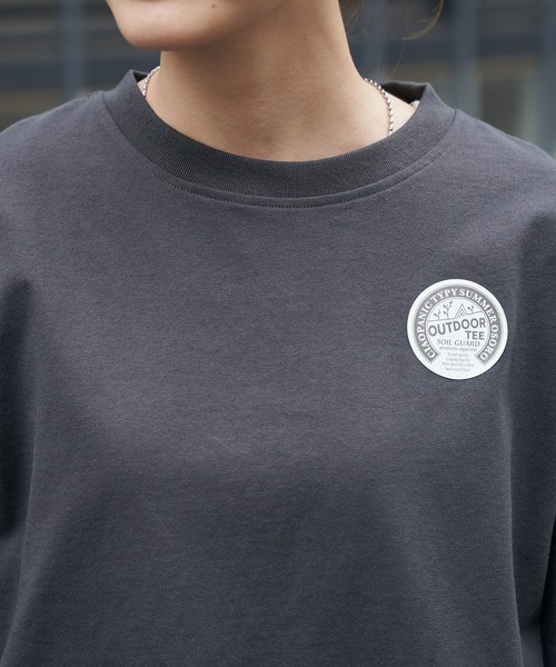 CIAOPANIC TYPY（チャオパニックティピー）の「【OSORO】アウトドアTEE（Tシャツ/カットソー・レディース・ホワイト/チャコールグレー/レッド/イエロー/グレー系その他/バイオレット・ONE SIZE）」の20枚目の写真