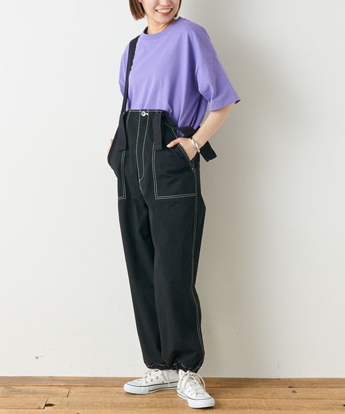 CIAOPANIC TYPY（チャオパニックティピー）の「【OSORO】アウトドアTEE（Tシャツ/カットソー・レディース・ホワイト/チャコールグレー/レッド/イエロー/グレー系その他/バイオレット・ONE SIZE）」の13枚目の写真