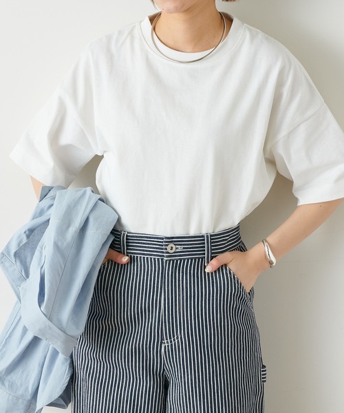 CIAOPANIC TYPY（チャオパニックティピー）の「【OSORO】アウトドアTEE（Tシャツ/カットソー・レディース・ホワイト/チャコールグレー/レッド/イエロー/グレー系その他/バイオレット・ONE SIZE）」の21枚目の写真