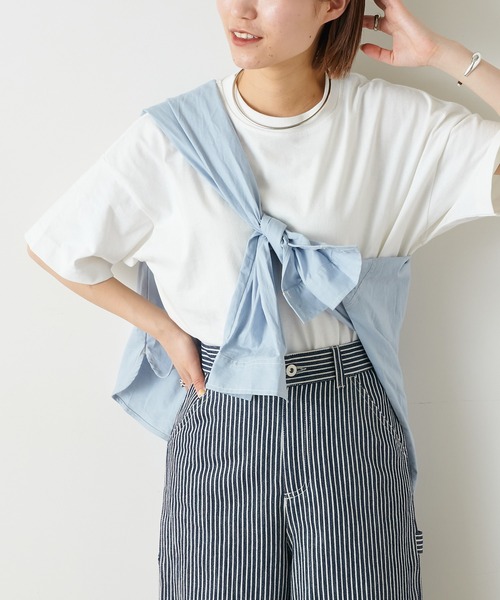 CIAOPANIC TYPY（チャオパニックティピー）の「【OSORO】アウトドアTEE（Tシャツ/カットソー・レディース・ホワイト/チャコールグレー/レッド/イエロー/グレー系その他/バイオレット・ONE SIZE）」の16枚目の写真