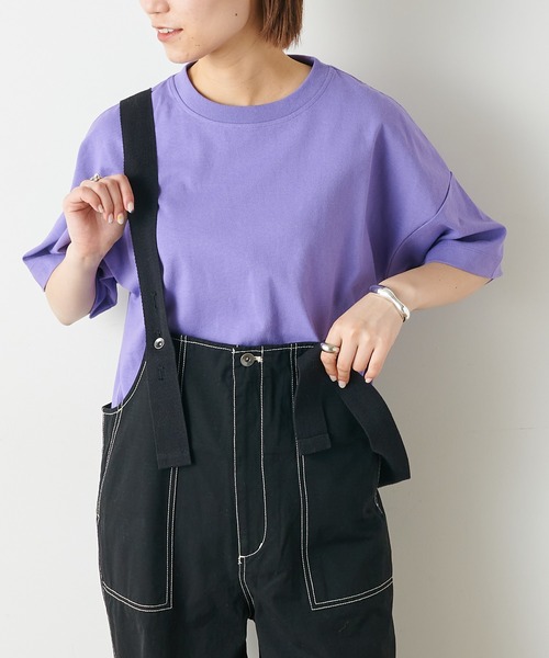 CIAOPANIC TYPY（チャオパニックティピー）の「【OSORO】アウトドアTEE（Tシャツ/カットソー・レディース・ホワイト/チャコールグレー/レッド/イエロー/グレー系その他/バイオレット・ONE SIZE）」の18枚目の写真