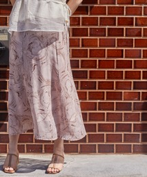 Amourire | マーブル柄セミフレアSK(スカート)