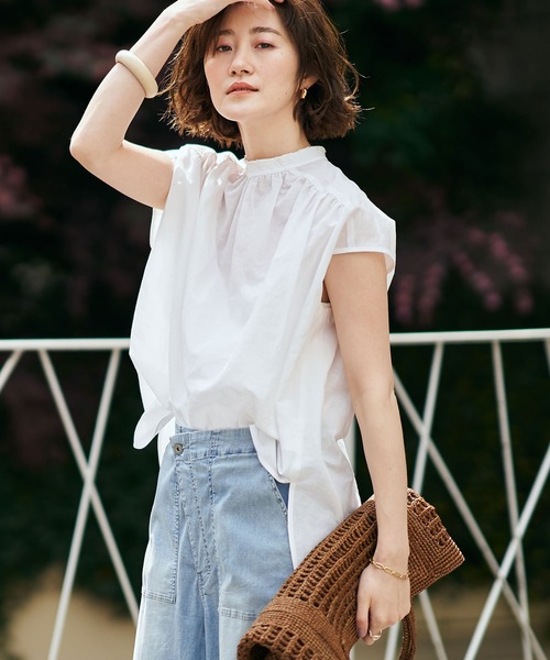 RIVE DROITE（リヴドロワ）の「カーブウッドバングル（バングル/リストバンド・レディース・ベージュ・FREE）」の2枚目の写真