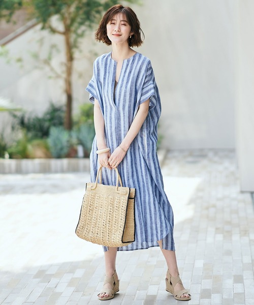 RIVE DROITE（リヴドロワ）の「カーブウッドバングル（バングル/リストバンド・レディース・ベージュ・FREE）」の3枚目の写真