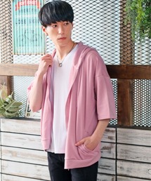 メンズのパーカー ピンク 桃色系 半袖 ファッション通販 Zozotown