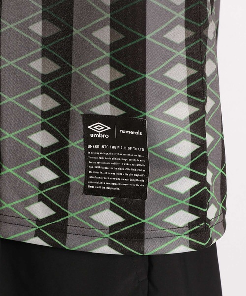 UMBRO ストライプ柄 スポーツレーシング 半袖 Tシャツ 男女兼用 57366045b_b_04_215.jpg