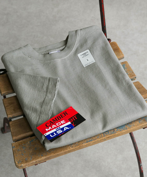 CAMBER(キャンバー)の「【別注】CAMBER×DOORS 8oz MAX WEIGHT T-SHIRTS II(Tシャツ/カットソー・メンズ・ブラウン/ミント/オフホワイト/ネイビー・LARGE/MEDIUM)」の13枚目の写真