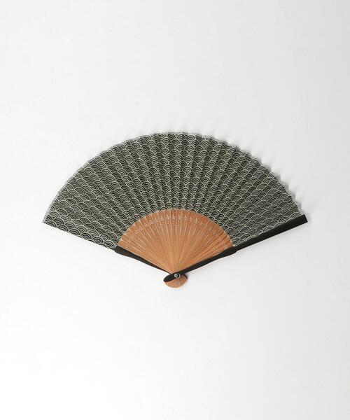 green label relaxing（グリーンレーベルリラクシング）の「SENSU GLR ORIGINAL 21SS 扇子（扇子/うちわ・メンズ・ロイヤルブルー/ブラック/コバルトブルー/ホワイト/グレー/ブラウン/ケリー/ライトブルー/ダークグリーン/ダークブラウン・FREE）」の6枚目の写真