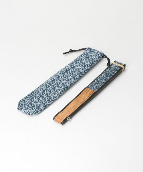 green label relaxing（グリーンレーベルリラクシング）の「SENSU GLR ORIGINAL 21SS 扇子（扇子/うちわ・メンズ・ロイヤルブルー/ブラック/コバルトブルー/ホワイト/グレー/ブラウン/ケリー/ライトブルー/ダークグリーン/ダークブラウン・FREE）」の17枚目の写真