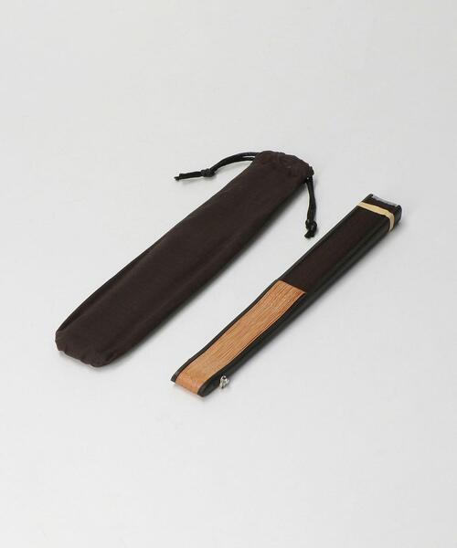 green label relaxing（グリーンレーベルリラクシング）の「SENSU GLR ORIGINAL 21SS 扇子（扇子/うちわ・メンズ・グレー/ブラウン/ダークブラウン/ケリー/コバルトブルー/ロイヤルブルー/ダークグリーン/ライトブルー/ブラック/ホワイト・FREE）」の15枚目の写真