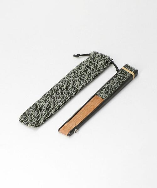 green label relaxing（グリーンレーベルリラクシング）の「SENSU GLR ORIGINAL 21SS 扇子（扇子/うちわ・メンズ・ロイヤルブルー/ブラック/コバルトブルー/ホワイト/グレー/ブラウン/ケリー/ライトブルー/ダークグリーン/ダークブラウン・FREE）」の21枚目の写真