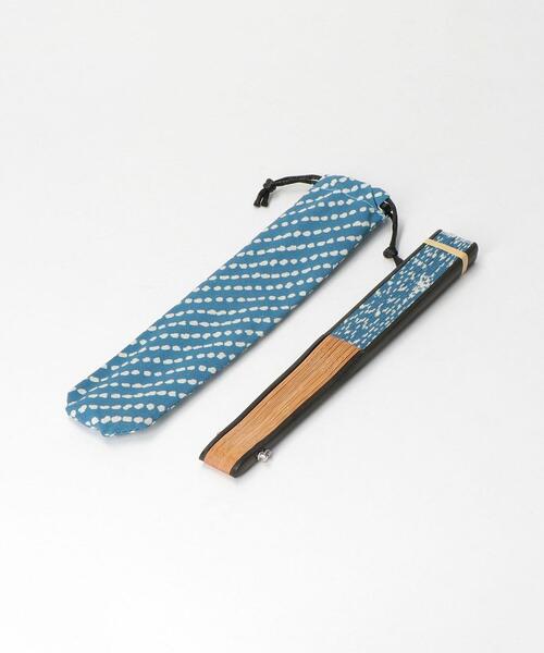 green label relaxing（グリーンレーベルリラクシング）の「SENSU GLR ORIGINAL 21SS 扇子（扇子/うちわ・メンズ・ロイヤルブルー/ブラック/コバルトブルー/ホワイト/グレー/ブラウン/ケリー/ライトブルー/ダークグリーン/ダークブラウン・FREE）」の18枚目の写真