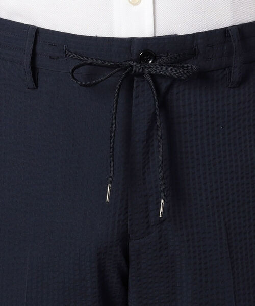 NOLLEY'S goodman（ノーリーズグッドマン）の「COOL MAX シアサッカー セットアップパンツ（その他パンツ・メンズ・ネイビー/ホワイト系その他4/ブルー系その他7・MEDIUM/LARGE/X-LARGE/SMALL）」の10枚目の写真