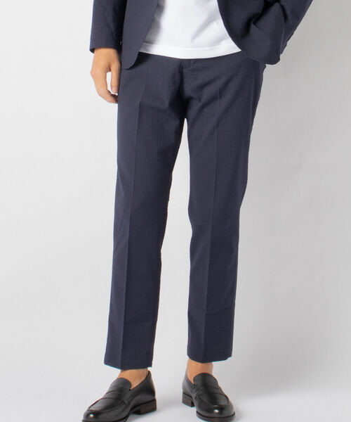 NOLLEY'S goodman（ノーリーズグッドマン）の「COOL MAX シアサッカー セットアップパンツ（その他パンツ・メンズ・ネイビー/ホワイト系その他4/ブルー系その他7・MEDIUM/LARGE/X-LARGE/SMALL）」の19枚目の写真