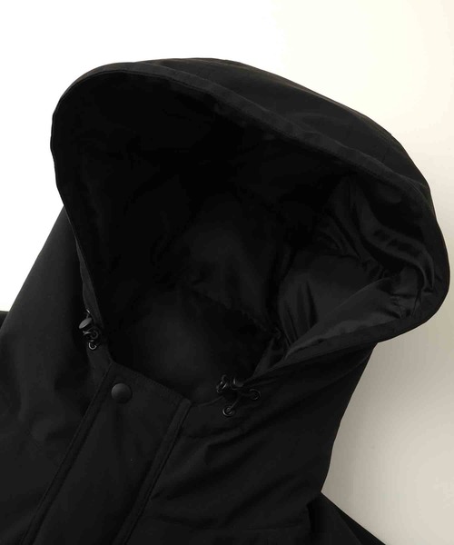 SILAS（サイラス）の「PUFF HOODED JACKET（ダウンジャケット/コート・メンズ・オリーブ/ブラック・LARGE/MEDIUM/X-LARGE）」の4枚目の写真