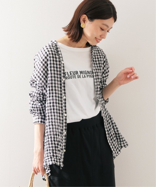 SLOBE IENA（スローブイエナ）の「マルチパターンオーバーシャツ