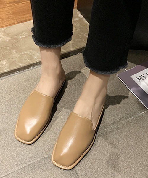 SVEC(シュベック)の「スクエアトゥ ミュール サンダル(サンダル・レディース・ホワイト/ベージュ/ブラック・38/36/37/39/35)」の13枚目の写真