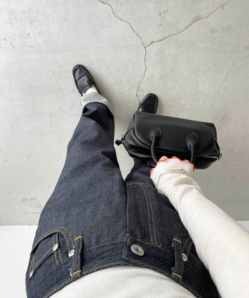 CANAL JEAN(キャナルジーン)の「El mar(エルマール) フェイクレザーラウンドバッグ(ハンドバッグ・レディース・ブラック・ONE SIZE)」の15枚目の写真