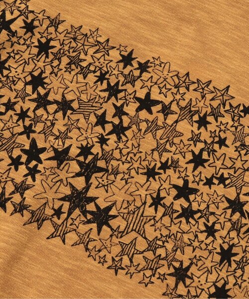 BREEZE（ブリーズ）の「BIGドロップスターTシャツ（Tシャツ/カットソー・キッズ・ブラウン/ブラック・100/130/110/80/140/120/90）」の4枚目の写真