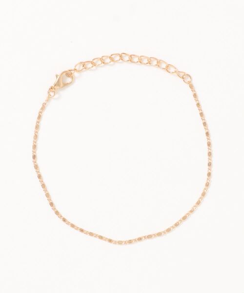 Fun & Daily（ファンアンドデイリー）の「F&D : チェーンアンクレット（アンクレット・レディース・シルバー/ゴールド・FREE）」の3枚目の写真