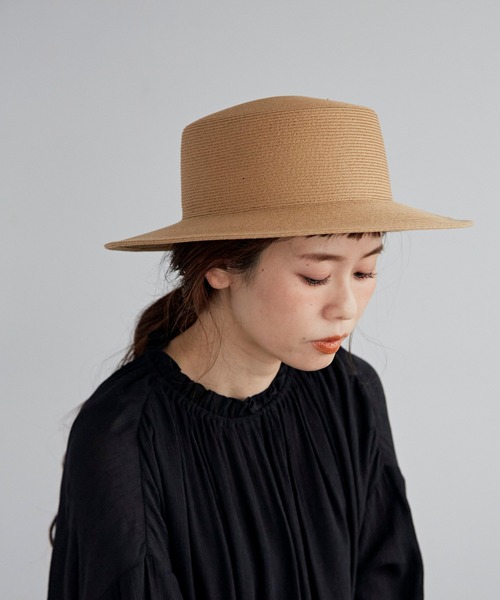 Libra Cue(リブラ キュー)の「ペーパープレーンハット(ハット・レディース・ベージュ・FREE)」の3枚目の写真