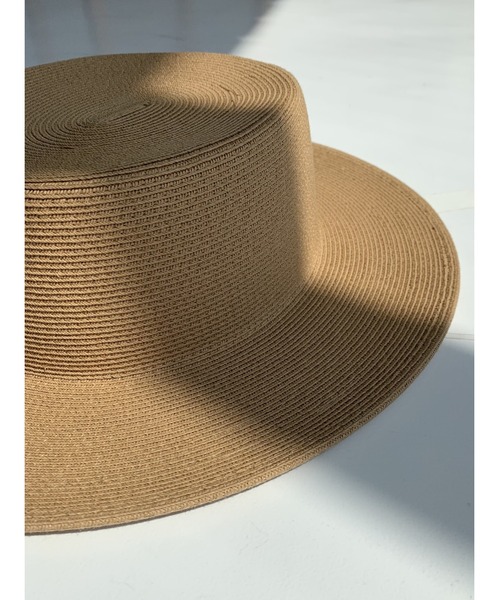 Libra Cue(リブラ キュー)の「ペーパープレーンハット(ハット・レディース・ベージュ・FREE)」の6枚目の写真