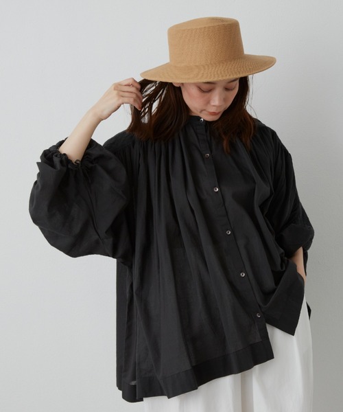 Libra Cue(リブラ キュー)の「ペーパープレーンハット(ハット・レディース・ベージュ・FREE)」の5枚目の写真