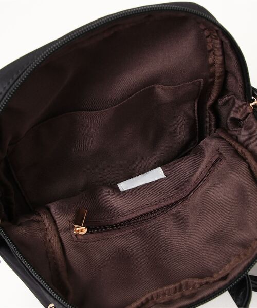 SAC(サック)の「ショルダーにもなるミニリュック Happy&Sac(バックパック/リュック・レディース・ブルー/グレー/カーキ/ブラック・FREE)」の7枚目の写真