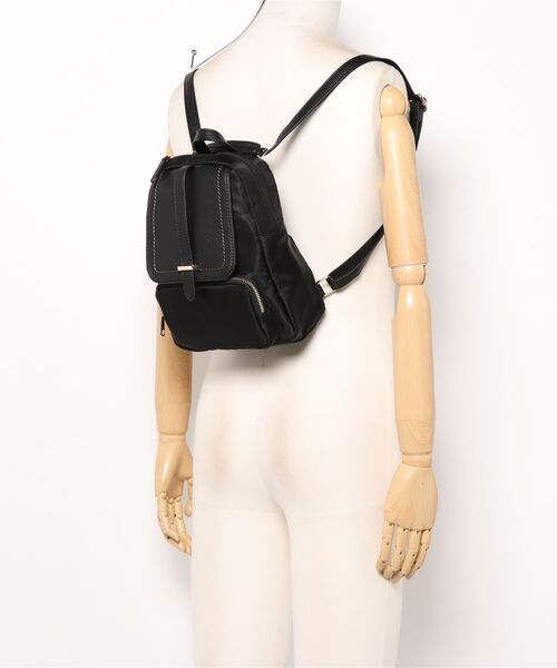 SAC(サック)の「ショルダーにもなるミニリュック Happy&Sac(バックパック/リュック・レディース・ブルー/グレー/カーキ/ブラック・FREE)」の8枚目の写真