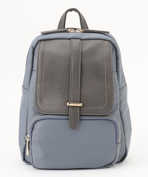 SAC(サック)の「ショルダーにもなるミニリュック Happy&Sac(バックパック/リュック・レディース・ブルー/グレー/カーキ/ブラック・FREE)」の4枚目の写真