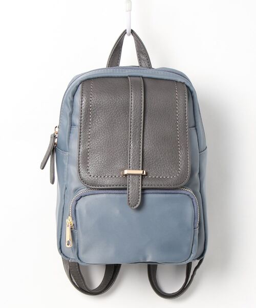 SAC(サック)の「ショルダーにもなるミニリュック Happy&Sac(バックパック/リュック・レディース・ブルー/グレー/カーキ/ブラック・FREE)」の9枚目の写真