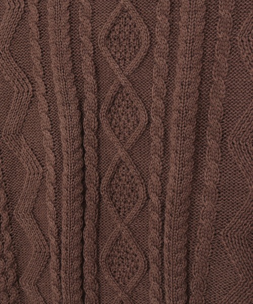 MAKE YOUR DAY（メイクユアデイ）の「ケーブルニットベスト■90～140cm（ベスト・キッズ・アイボリー/ブラック/ブラウン・100/140/110/130/120/90）」の18枚目の写真