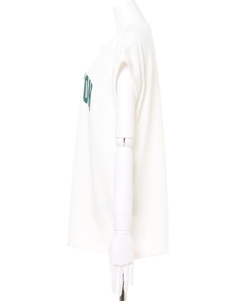 INGNI(イング)の「カレッジフレンチスリーブTシャツ/A(Tシャツ/カットソー・レディース・グレー/オフホワイト/スミクロ/ネイビー系5・M)」の6枚目の写真