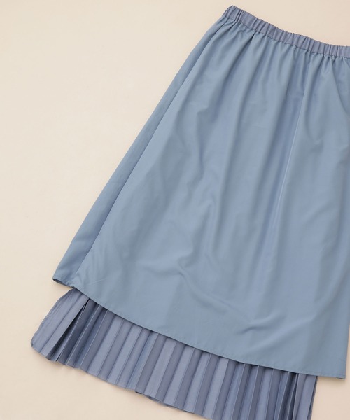 NANO universe（ナノユニバース）の「WEB限定/ブライトプリーツスカート（スカート・レディース・ライトグレー/パープル/イエロー/ブルー・FREE）」の18枚目の写真