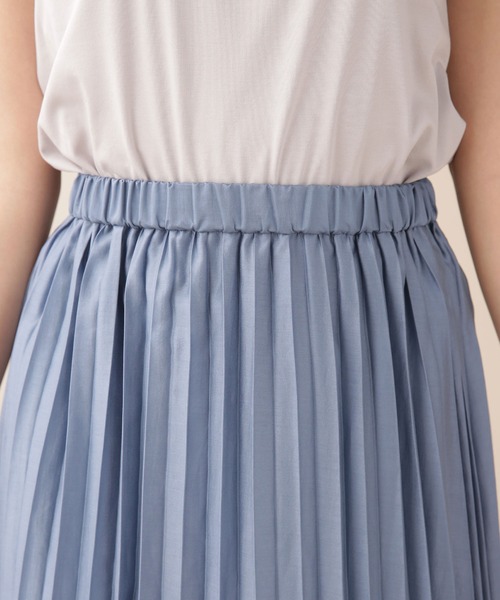 NANO universe（ナノユニバース）の「WEB限定/ブライトプリーツスカート（スカート・レディース・ライトグレー/パープル/イエロー/ブルー・FREE）」の16枚目の写真