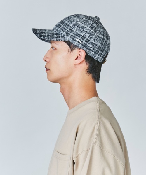 OVERRIDE（オーバーライド）の「OVERRIDE MOON TWEED 6P CAP（キャップ・メンズ・ブラック/ブルー/オレンジ/ブラウン/グレー・57~59cm）」の18枚目の写真