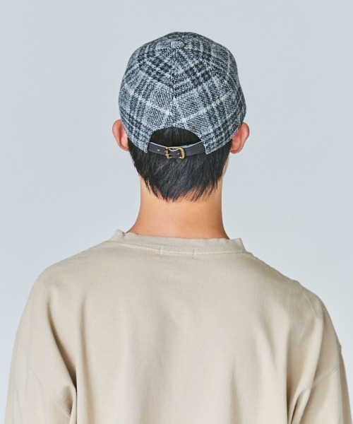 OVERRIDE（オーバーライド）の「OVERRIDE MOON TWEED 6P CAP（キャップ・メンズ・ブラック/ブルー/オレンジ/ブラウン/グレー・57~59cm）」の6枚目の写真