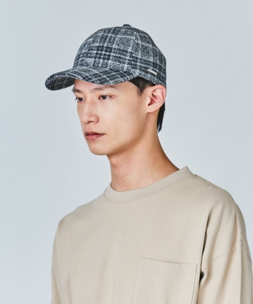 OVERRIDE（オーバーライド）の「OVERRIDE MOON TWEED 6P CAP（キャップ・メンズ・ブラック/ブルー/オレンジ/ブラウン/グレー・57~59cm）」の15枚目の写真