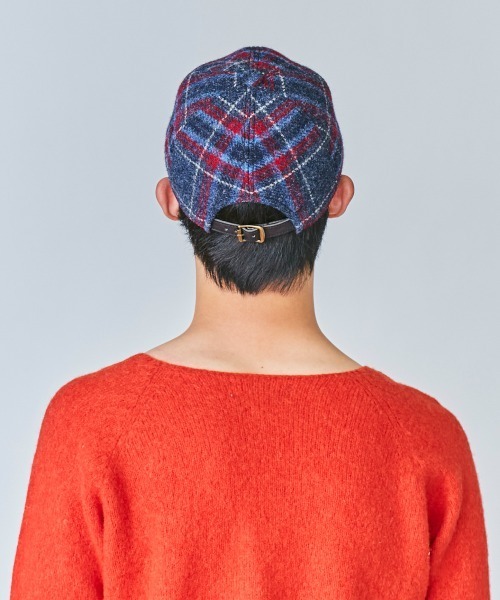 OVERRIDE（オーバーライド）の「OVERRIDE MOON TWEED 6P CAP（キャップ・メンズ・ブラック/ブルー/オレンジ/ブラウン/グレー・57~59cm）」の14枚目の写真