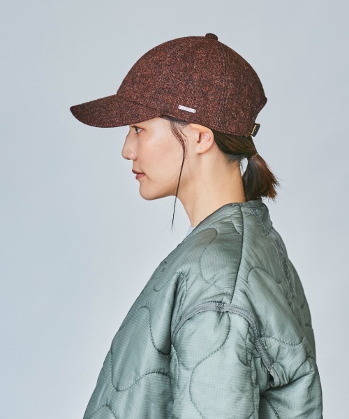 OVERRIDE（オーバーライド）の「OVERRIDE MOON TWEED 6P CAP（キャップ・メンズ・ブラック/ブルー/オレンジ/ブラウン/グレー・57~59cm）」の11枚目の写真