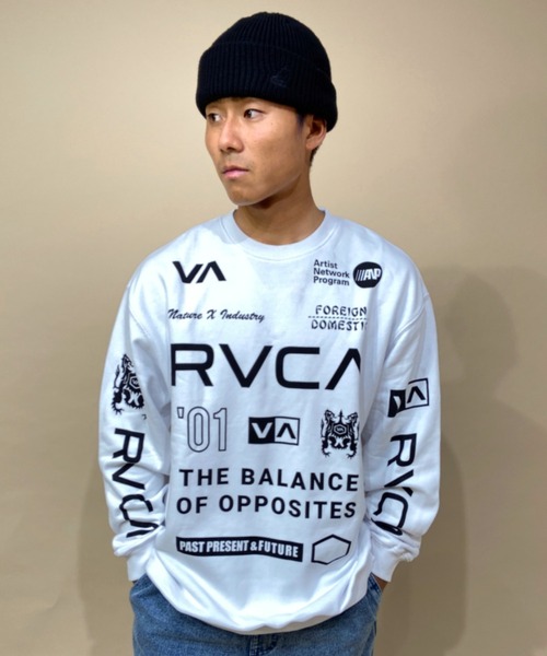 RVCA（ルーカ）の「RVCA/ルーカ 総柄 オーバーサイズスウェット