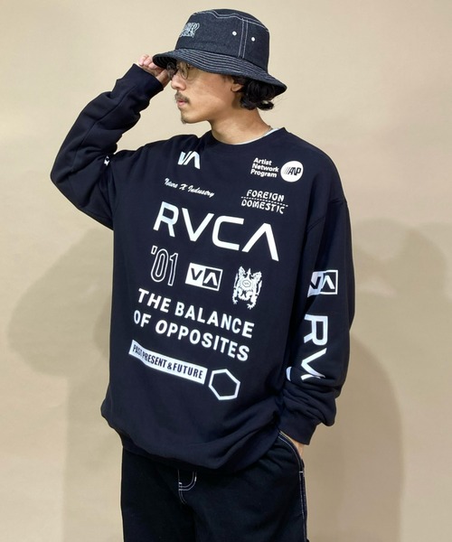 RVCA/ルーカ オーバーサイズ ロゴスウェット セットアップ RVCA パーカー レディース BIG HOODIE パーカー/ルーカ