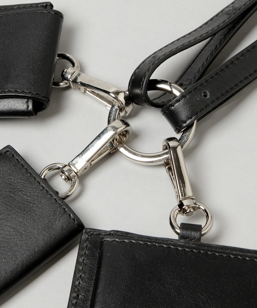 HARE（ハレ）の「マルチレザーポーチ2(HARE)（ショルダーバッグ・メンズ・ブラック・FREE）」の3枚目の写真