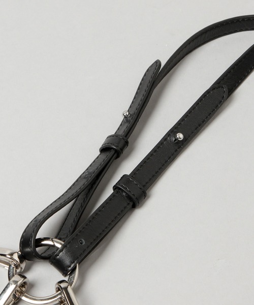 HARE（ハレ）の「マルチレザーポーチ2(HARE)（ショルダーバッグ・メンズ・ブラック・FREE）」の4枚目の写真