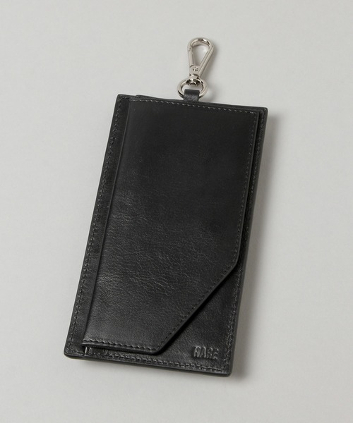HARE（ハレ）の「マルチレザーポーチ2(HARE)（ショルダーバッグ・メンズ・ブラック・FREE）」の5枚目の写真