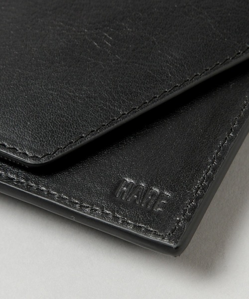 HARE（ハレ）の「マルチレザーポーチ2(HARE)（ショルダーバッグ・メンズ・ブラック・FREE）」の7枚目の写真
